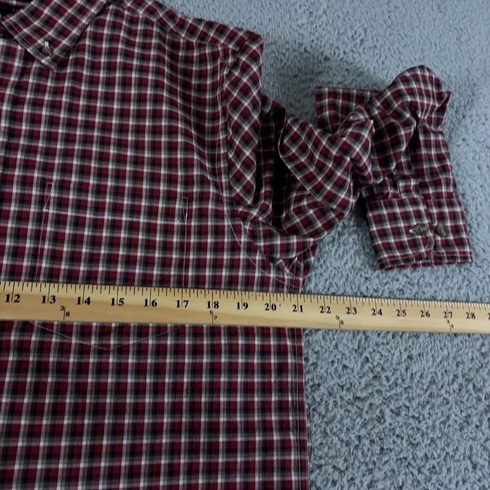 LOT OF 2 Banana Republic Shirt Mens Medium Button Down Untucked Oxford Preppy